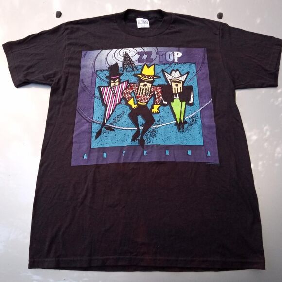 Nice Man Other - ZZ Top Antenna Original Concert T-shirt, size L